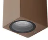 Lucande Außenwandleuchte Xava, up/down, braun, 2-flg., GU10 Produktbild-Vorschau 6