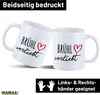 Huuraa Kaffeetasse Brühl verliebt 330ml Weiß Keramik Produktbild-Vorschau 2