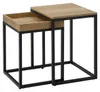 Beistelltische TAYLOR Eichenholz-Nachbildung-Set, 2-teilig, Produktbild-Vorschau 1