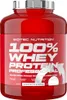 A red plastic container of SCITEC Nutrition 100% Whey Protein Professional, Coconut Flavored. Produktbild-Vorschau
