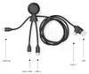 XOOPAR, 5 v 1 MrUSB A C/Micro USB, USB C, Lightning kabel 1 Náhled obrázku produktu 4