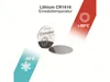 Knopfzelle CAMELION, CR1616 3,0V, Lithium, 5er-Blister Náhľad obrázku produktu 7