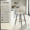 tectake® Barstuhl Sachel 49 x 58 x 110 cm, Belastbarkeit Produktbild-Vorschau 2
