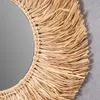 Wandspiegel Seegras Ø 50cm Runder Spiegel Flurspiegel Produktbild-Vorschau 5