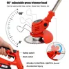 Akumulátorová sekačka na trávu, akumulátorový vyžínač 15 cm Náhled obrázku produktu 3