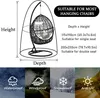 Hängesessel Abdeckung Outdoor Wasserdicht, Oxford Stoff Produktbild-Vorschau 4