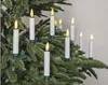 LED Christmas tree candles attached to a Christmas tree. Podgląd zdjęcia produktu