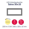 Müller-Licht LED Unterbauleuchte Salva Panel Weiß 30x10cm Productafbeelding-voorbeeld 3