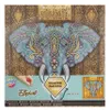 GRAFIX Diamantové malování na rámu Slon 30x30cm Náhled obrázku produktu 6