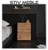 STIV Möbel | Table de chevet Chêne Wotan 40x40x53,5 cm | 2 Voir les images du produit 9