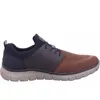 Rieker Herren Slipper tex mit Zierschnürung braun kombi 44 Produktbild-Vorschau 11