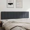 vidaXL Coussin de tête de lit "Hanko" gris foncé 200 cm Voir les images du produit 2