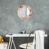 Zrkadlo Ø50cm - Sklenený rám s potlačou - Nástenné zrkadlo Produktbild-Vorschau 5