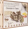 Puzzle 3D WOODEN CITY Motocykl Cruiser V-Twin 168 elementów Podgląd zdjęcia produktu 3
