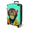 NoBoringSuitcases.com® Großer Koffer - Design - Rosa - Produktbild-Vorschau 2