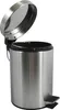 MSV kleiner Treteimer fur Bad/Toilette - silber glanzend - Produktbild-Vorschau 10