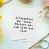 Mr. & Mrs. Panda Grußkarte Spruch Schipperke Wächterherz - Produktbild-Vorschau 2