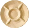 36 Papstar Teller, Palmblatt pure 5-geteilt Ø 24,5 cm, 2 cm Produktbild-Vorschau 1