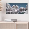 DEQORI Hybrid Leinwand Bild 60x30 cm 'Stille Wasser' Produktbild-Vorschau 4