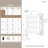 S'AFIELINA Handtuchheizkörper Elektrisch 1041×600mm, Produktbild-Vorschau 2