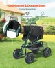 VEVOR Mobiler Gartensitz 810x480x690/770 mm, Gartenrollsitz Produktbild-Vorschau 6