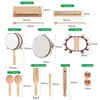 Kinder-Musikinstrumente,Kleinkind-Musikinstrumente,hölzerne Produktbild-Vorschau 6