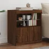 vidaXL Kredens z oświetleniem LED brązowy dąb 60x37x67 cm Podgląd zdjęcia produktu 14
