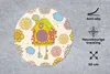 MuchoWow® Mauspad Mousepad Kuckucksuhr - Muster - Pilz - Produktbild-Vorschau 2