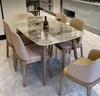 360Home Design Esstisch aus Keramik schönes Marmor Muster Produktbild-Vorschau 2