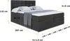 ALTDECOR Boxspringbett mit Matratze und Lattenrost  - BRUGO Produktbild-Vorschau 5