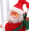 Elektrischer kletternder Weihnachtsmann auf Leiter – Produktbild-Vorschau 4