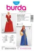Burda patroon 7468 - Middeleeuwse jurk en muts Productafbeelding-voorbeeld 2
