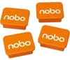nobo® 1905327 Magnet - eckig, 18 x 22 mm, orange, 4 Stück Voir les images du produit 2