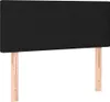 vidaXL Boxspringbett mit Matratze Schwarz 100x200 cm Stoff Produktbild-Vorschau 7