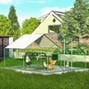 GIHAUVIA - Hühnerstall 3x4x2m Außenzaun Kleintierzaun Produktbild-Vorschau 7