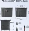 SunSunCBF-350 filtro per laghetti fino a 12000L volume del Anteprima dell’immagine prodotto 3