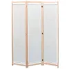 vidaXL Séparation de pièce en 3 parties Crème 120 x 170 x 4 Voir les images du produit 7