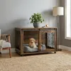 Relaxdays Gabbia per cani, gabbia con ripiano e rotelle, 2 Anteprima dell’immagine prodotto 3