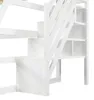 STILVORA Hochbett 90x200 cm mit Schreibtisch und Produktbild-Vorschau 8