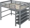 okwish Dětská postel 140 x 200 Patrová postel s úložnými Náhled obrázku produktu 8