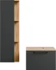 Planetmöbel Waschtischunterschrank Astra 60 cm Gold Produktbild-Vorschau 1