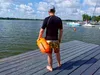 Aufblasbare Schwimmboje PerfectSwimmer+ L mit Trockentasche Produktbild-Vorschau 2