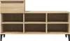 vidaXL Regál na boty Sonoma dub 102x36x60 cm odvozený Náhled obrázku produktu 4