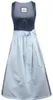 Dirndlschürze Petershausen 75cm Länge himmelblau XXL Produktbild-Vorschau 2