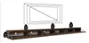 Selsey Bemmi Slim - TV-Hängeboard 4-türig, Holzoptik Produktbild-Vorschau 7