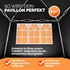 CASARIA Pavillon Capri 3x3m Pop-up Schwarz Produktbild-Vorschau 9