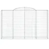 vidaXL Gabionen mit Hochbogen 8 Stk. 300x50x180/200cm Produktbild-Vorschau 5