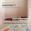 Juskys Kinderbett Naya 80x160 cm mit Rausfallschutz & Produktbild-Vorschau 2