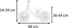 Bandits & Angels Metal Laufrad Mit Weidenkorb Retro Rider Produktbild-Vorschau 9