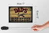 Holzschild Hinweis 18x12cm Dad´s Workshop Werkzeug Produktbild-Vorschau 5